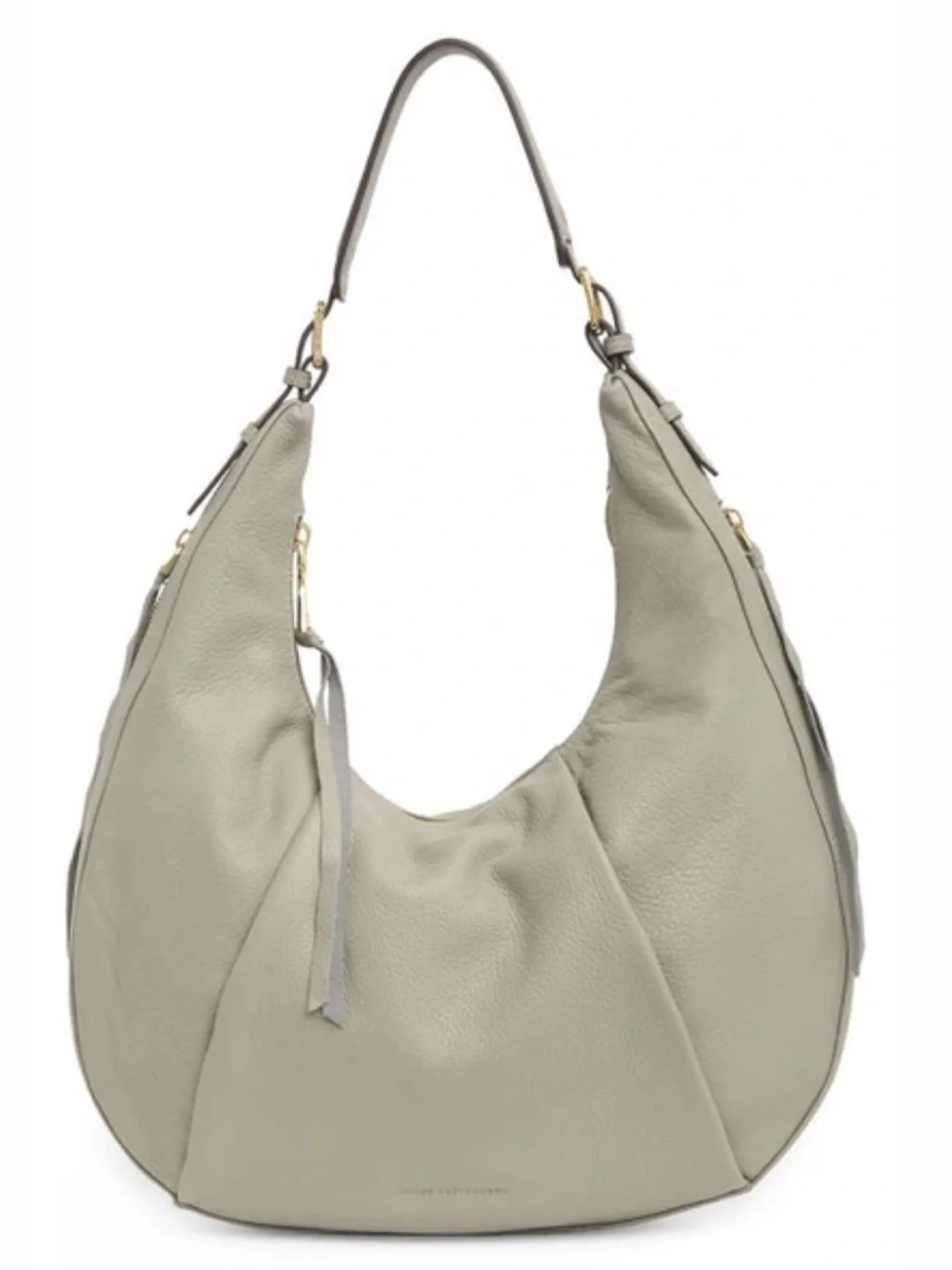 Aimee Kestenberg Corfu Pleated Hobo Bag In Steel Grey
